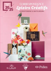 Cover des Katalogs Bastelbedarf 2025 von Clairefontaine.
