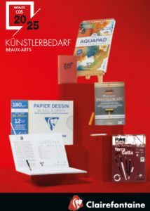 Cover des Katalogs Künstlerbedarf von Clairefontaine.