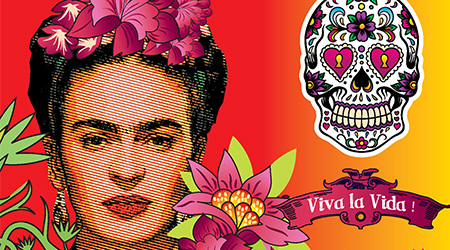 Schreibwaren-Kollektion Frida Kahlo von Clairefontaine.