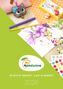 Cover des Katalogs My Mandarine 2026 von Clairefontaine.