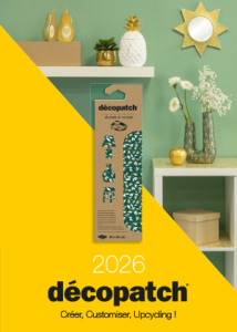 Cover des Katalogs Décopatch 2026 von Clairefontaine.