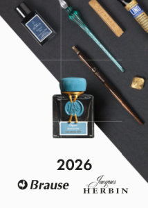 Cover des Katalogs Jacques Herbin 2026 von Clairefontaine.