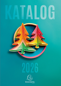 Cover des Katalogs Exacompta 2026.